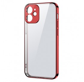 Joyroom New Beauty Series ultra thin case with electroplated frame for iPhone 12 mini red (JR-BP741)