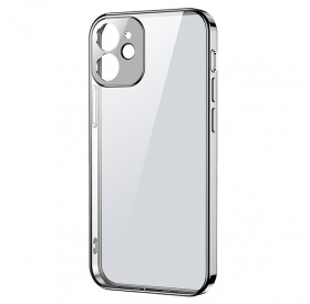 Joyroom New Beauty Series ultra thin case with electroplated frame for iPhone 12 Pro Max silver (JR-BP744)