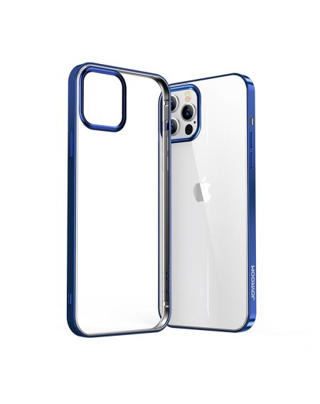 Joyroom New Beautiful Series ultra thin case with electroplated frame for iPhone 12 Pro Max blue (JR-BP796)
