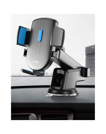 Joyroom car phone holder with telescopic extendable arm for dashboard and windshield black (JR-OK3)