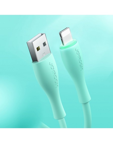 Joyroom USB cable - Lightning 2.4 A 1 m white (S-1030M8)