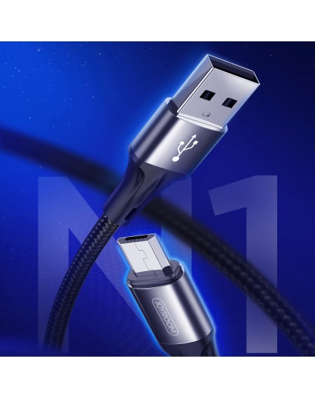 Joyroom USB - micro USB cable 3 A 1 m black (S-1030N1)