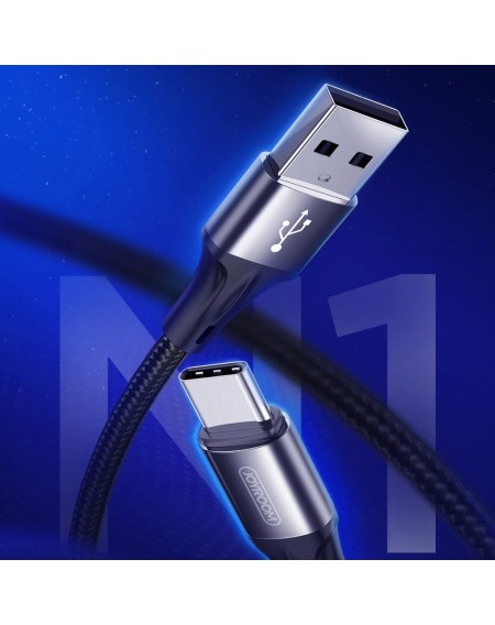 Joyroom USB - USB Type C cable 3 A 1,5 m black (S-1530N1)