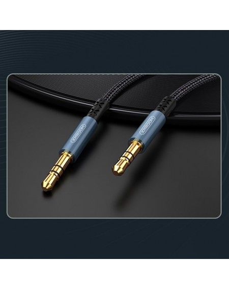 Joyroom stereo audio AUX cable 3,5 mm mini jack 1 m dark blue (SY-10A1)