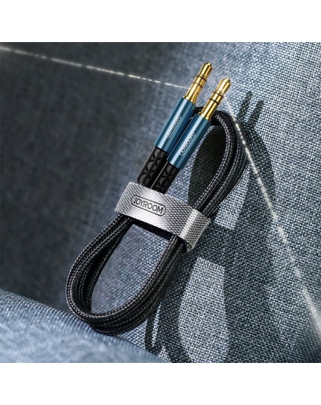 Joyroom stereo audio AUX cable 3,5 mm mini jack 1,5 m black (SY-15A1)