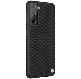 Nillkin Textured Case rugged cover with gel frame and nylon on the back Samsung Galaxy S21 FE black