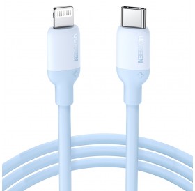 Ugreen fast charging cable USB Type C - Lightning (MFI certified) chip C94 Power Delivery 1m blue (US387 20313)