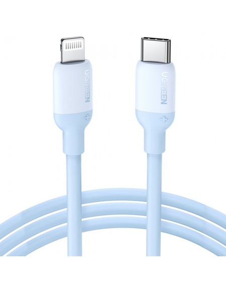 Ugreen fast charging cable USB Type C - Lightning (MFI certified) chip C94 Power Delivery 1m blue (US387 20313)