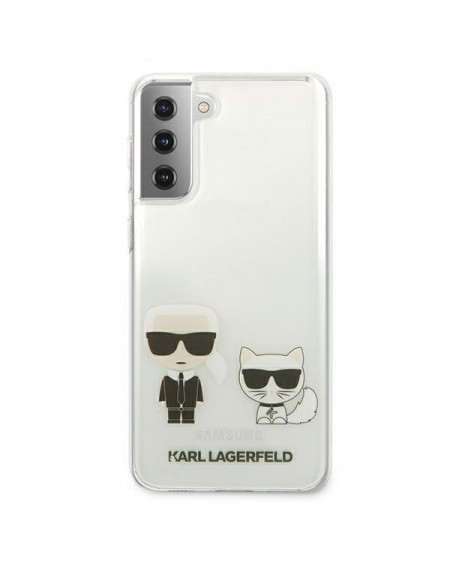 Karl Lagerfeld KLHCS21MCKTR S21+ G996 hardcase Transparent Karl & Choupette
