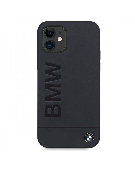 Etui BMW BMHCP12SSLLNA iPhone 12 mini 5,4" granatowy/navy hardcase Signature Logo Imprint
