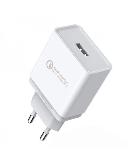 Ugreen CD122 Quick Charge 3.0 Quick Charge 3.0 18W 3A USB Wall Charger White (10133)