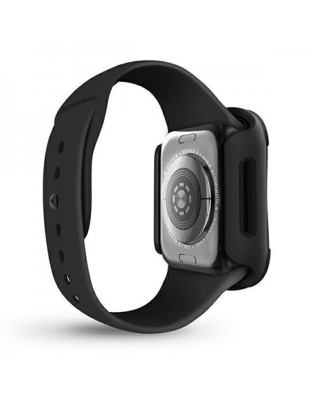 UNIQ etui Torres Apple Watch Series 4/5/6/SE 44mm. czarny/midnight black