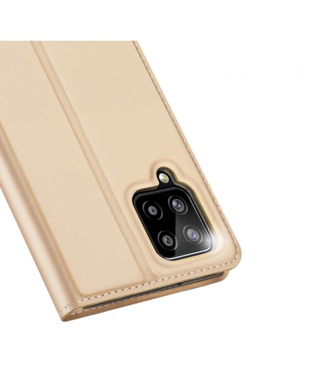 Dux Ducis Skin Pro Bookcase type case for Samsung Galaxy A22 4G golden
