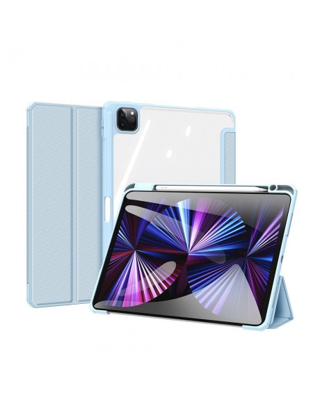 Dux Ducis Toby armored tough Smart Cover for iPad Pro 11'' 2021 with a holder for Apple Pencil blue