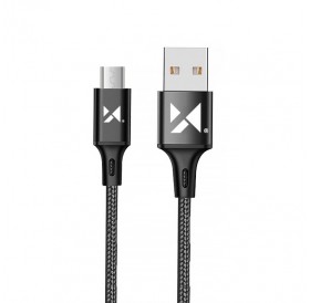 Wozinsky cable USB - microUSB 2,4A 1m black (WUC-M1B)