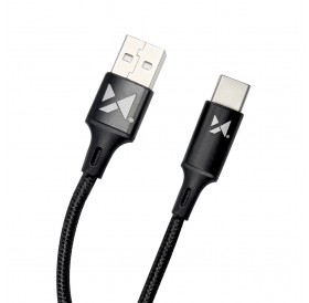 Wozinsky cable USB - USB Type C 2,4A 1m black (WUC-C1B)