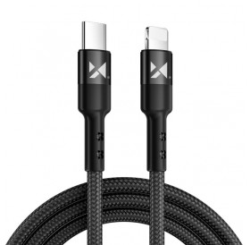 Wozinsky cable USB Type C - Lightning Power Delivery 18W 1m black (WUC-PD-CL1B)