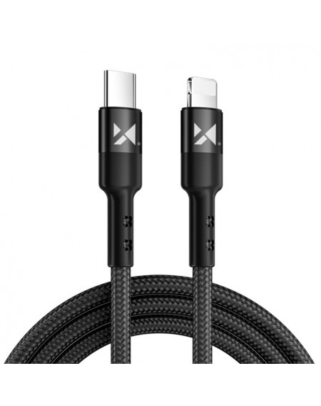 Wozinsky cable USB Type C - Lightning Power Delivery 18W 1m black (WUC-PD-CL1B)