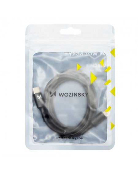 Wozinsky cable USB Type C - USB Type C Power Delivery 18W 2m black (WUC-PD-CC1B)