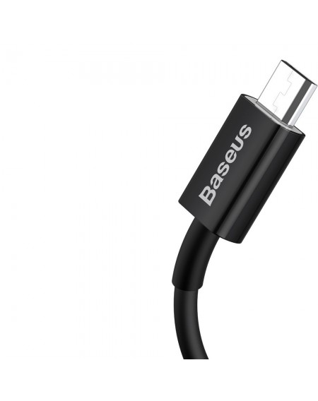 Baseus Superior Series USB - micro USB fast charging data cable 2A 1m black (CAMYS-01)