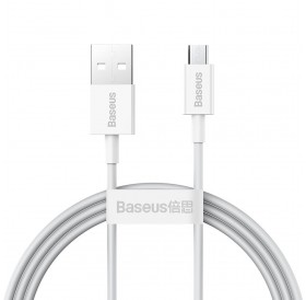 Baseus Superior cable USB - micro USB fast charging cable 2A 1m white (CAMYS-02)