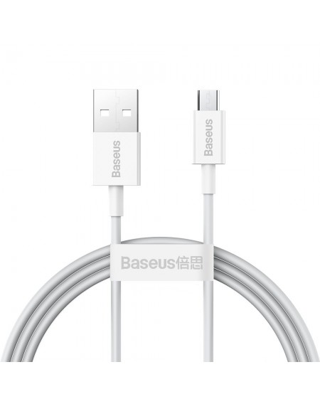 Baseus Superior cable USB - micro USB fast charging cable 2A 1m white (CAMYS-02)