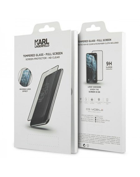 Karl Lagerfeld szkło hartowane KLSPP12MTR iPhone 12/12 Pro 6,1" Magic Logo