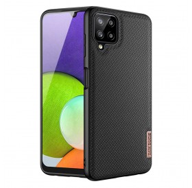 Dux Ducis Fino case covered with nylon material for Samsung Galaxy A22 4G black