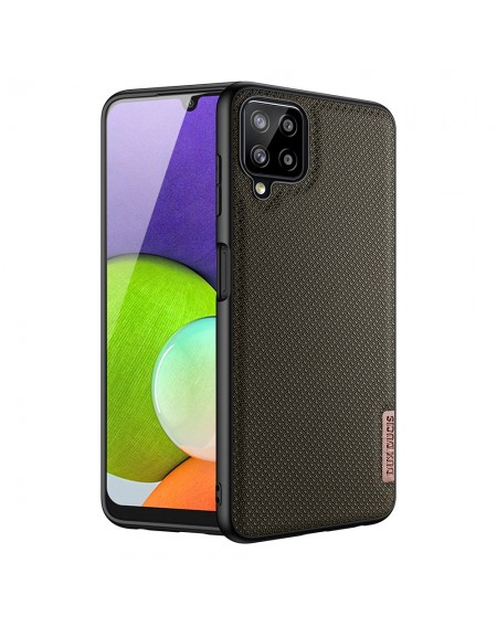 Dux Ducis Fino case covered with nylon material for Samsung Galaxy A22 4G green