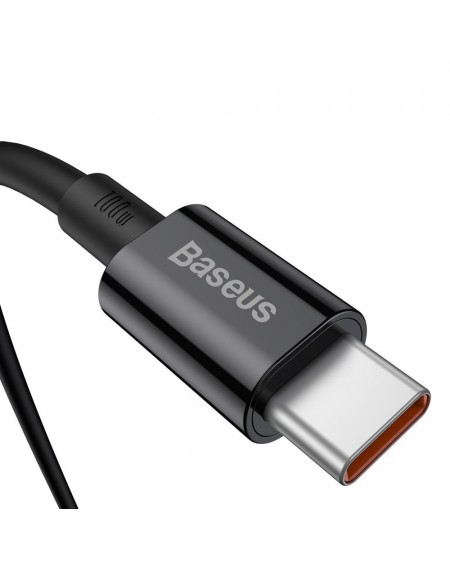 Baseus Superior USB Type C - USB  Type C cable Quick Charge / Power Delivery / FCP 100W 5A 20V 1m black (CATYS-B01)