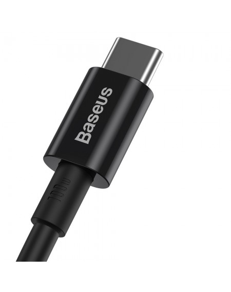 Baseus Superior USB Type C - USB  Type C cable Quick Charge / Power Delivery / FCP 100W 5A 20V 2m black (CATYS-C01)