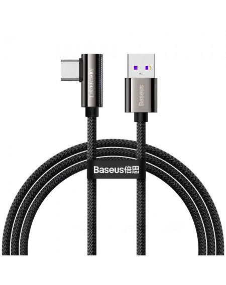Baseus Legend Series Elbow Fast Charging Data Cable USB - USB Type-C 66W 1m black (CATCS-B01)