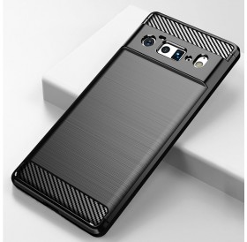 Carbon Case Flexible cover for Google Pixel 6 Pro black