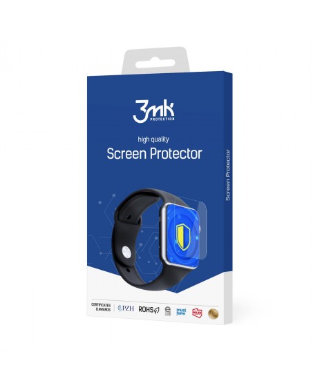 3MK All-Safe Booster Watch Package box with mounting kit for foil for smartwatch 1 pc.