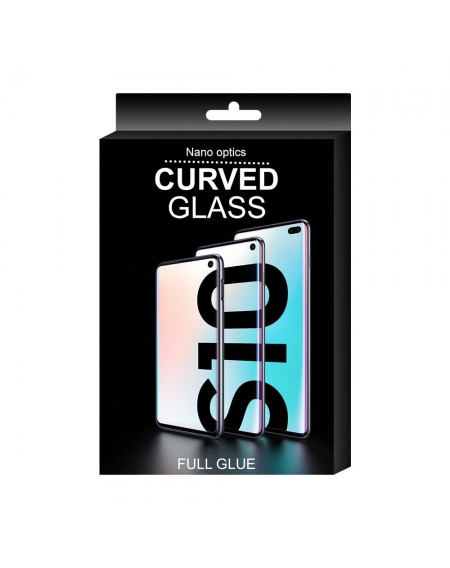 3D Edge Nano Flexi Glass Hybrid Full Screen Protector with frame for Samsung Galaxy S21 5G black