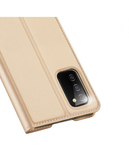 Dux Ducis Skin Pro Bookcase type case for Samsung Galaxy A03s golden