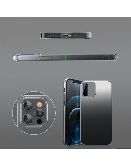 Kingxbar Aurora Series hard case for iPhone 12 Pro Max black-silver