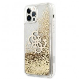 Guess GUHCP12LLG4GGO iPhone 12 Pro Max 6,7" złoty/gold hardcase 4G Big Liquid Glitter
