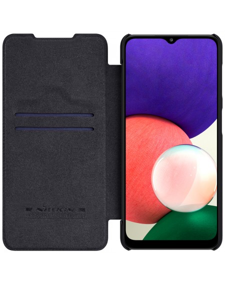 Nillkin Qin original leather case cover for Samsung Galaxy A22 4G black