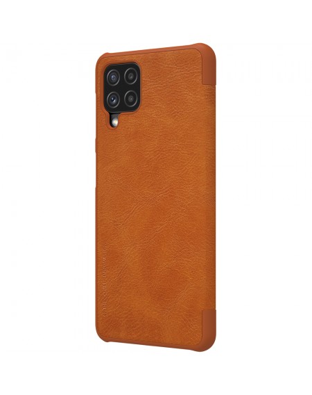 Nillkin Qin original leather case cover for Samsung Galaxy A22 4G brown