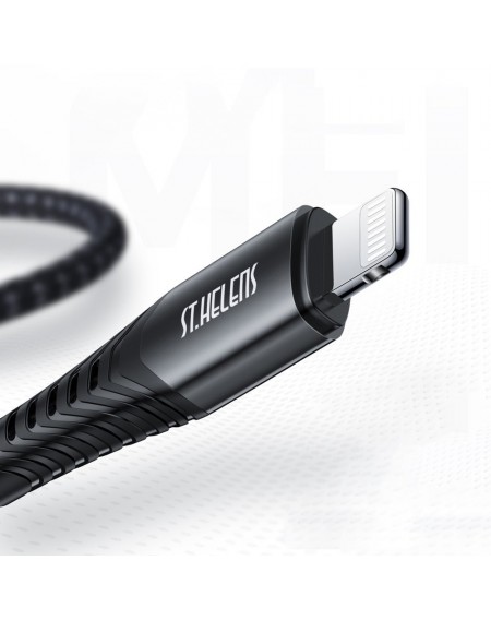 Joyroom MFI ST-C04 ST.HELENS USB-A To Lightning Data Cable 1,8M Black