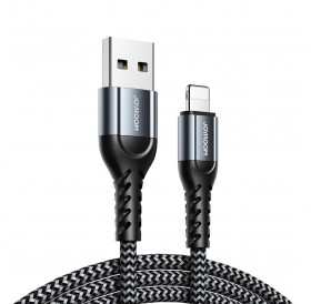 Joyroom N10 King Kong series charging data set 3 x USB- Lightning cable 0.25m + 1.2m + 2m Gray