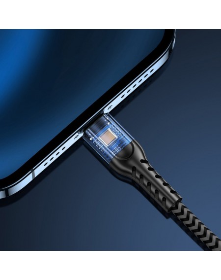 Joyroom N10 King Kong series charging data set 3 x USB- Lightning cable 0.25m + 1.2m + 2m Gray