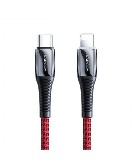 Joyroom USB Type C - Lightning  cable Power Delivery 20W 2.4A 1.2m red (S-1224K2 Red)