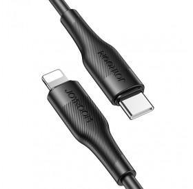 Joyroom USB Type C - Lightning cable Power Delivery 20W 2.4A 0.25m black (S-02524M3 Black)