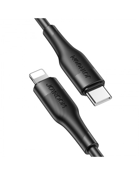 Joyroom USB Type C - Lightning cable Power Delivery 20W 2.4A 0.25m black (S-02524M3 Black)