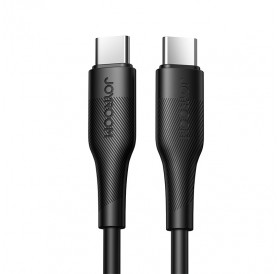 Joyroom USB Type C - USB Type C cable Power Delivery 60W 3A 0.25m black (S-02530M3 Black)