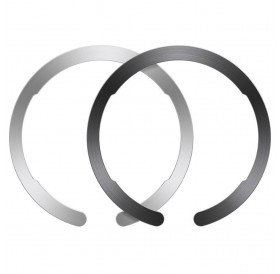 ESR Halolock universal magnetic MagSafe ring black & silver (18762-0)