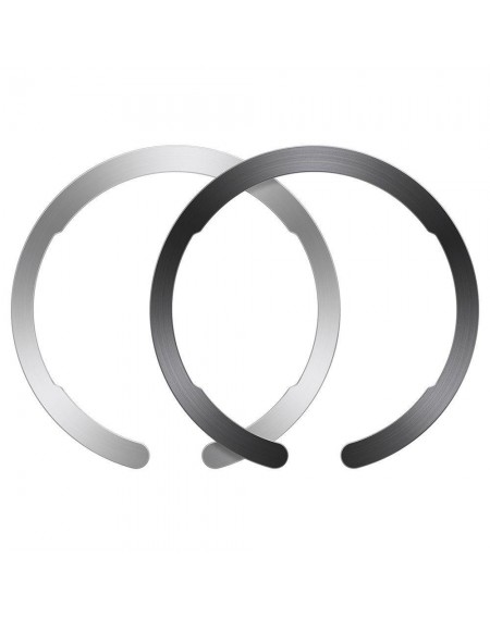 ESR Halolock universal magnetic MagSafe ring black & silver (18762-0)