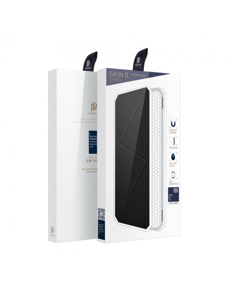 DUX DUCIS Skin X Bookcase type case for iPhone 13 black